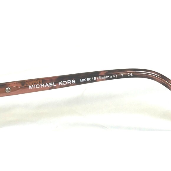 Michael Kors MK 8019 Sabina V Tortoise Eyeglasses Frames 51-15-135 main image 5